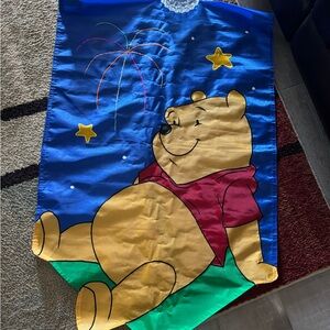 Brand new Pooh yard flag